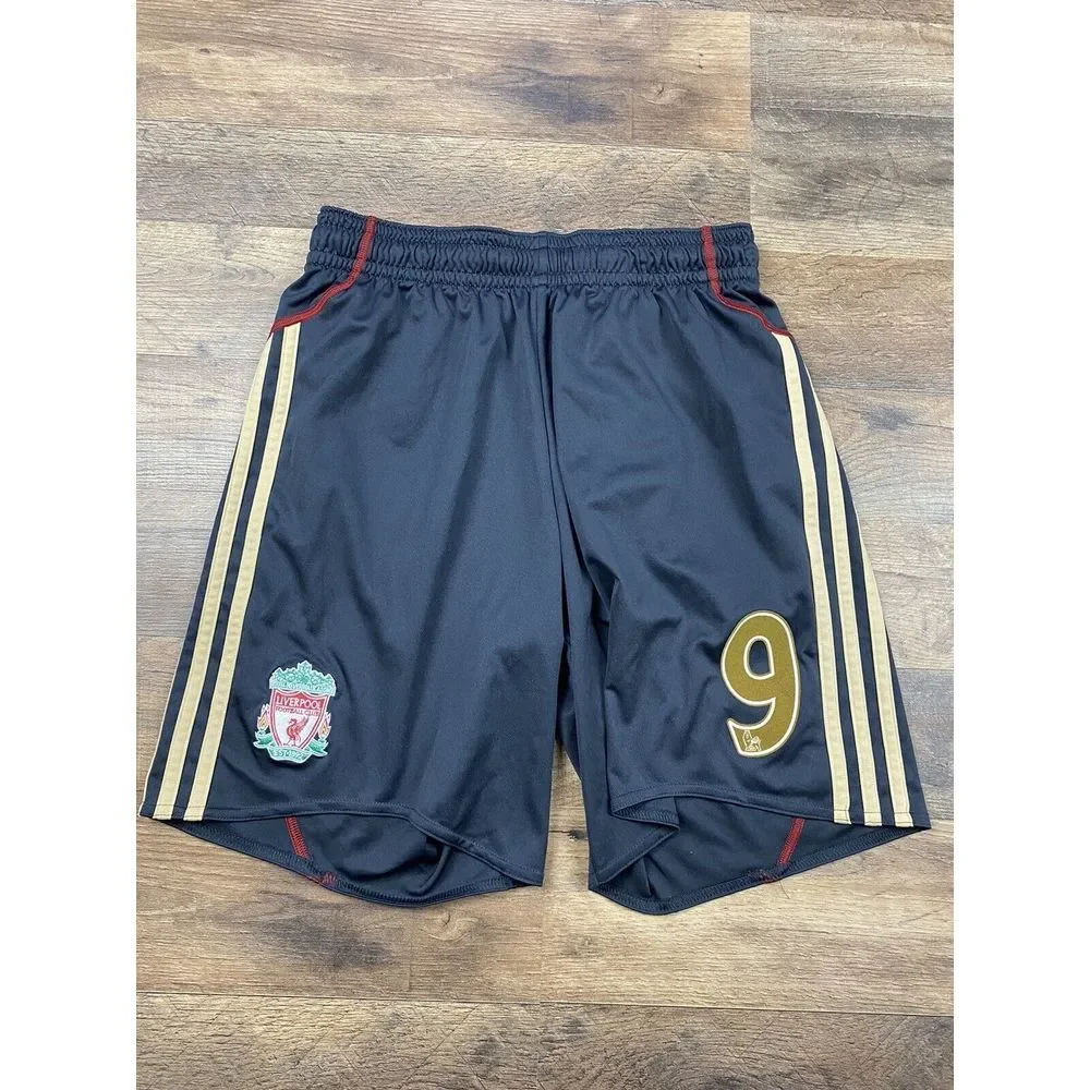 Adidas Clima‎ 365 Boys Liverpool Gold Gray Shorts Size Medium